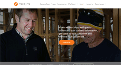 Desktop Screenshot of maximsoftware.co.nz